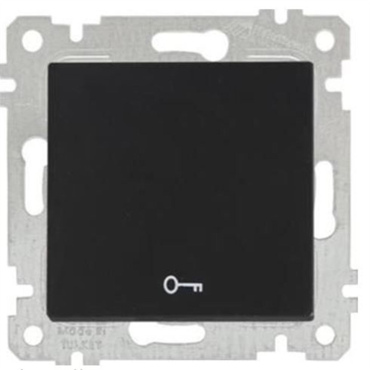 RİTA MEK TUŞ KAPI OTOMATİĞİ ANAHTARI(VİDALI) SİYAH 1